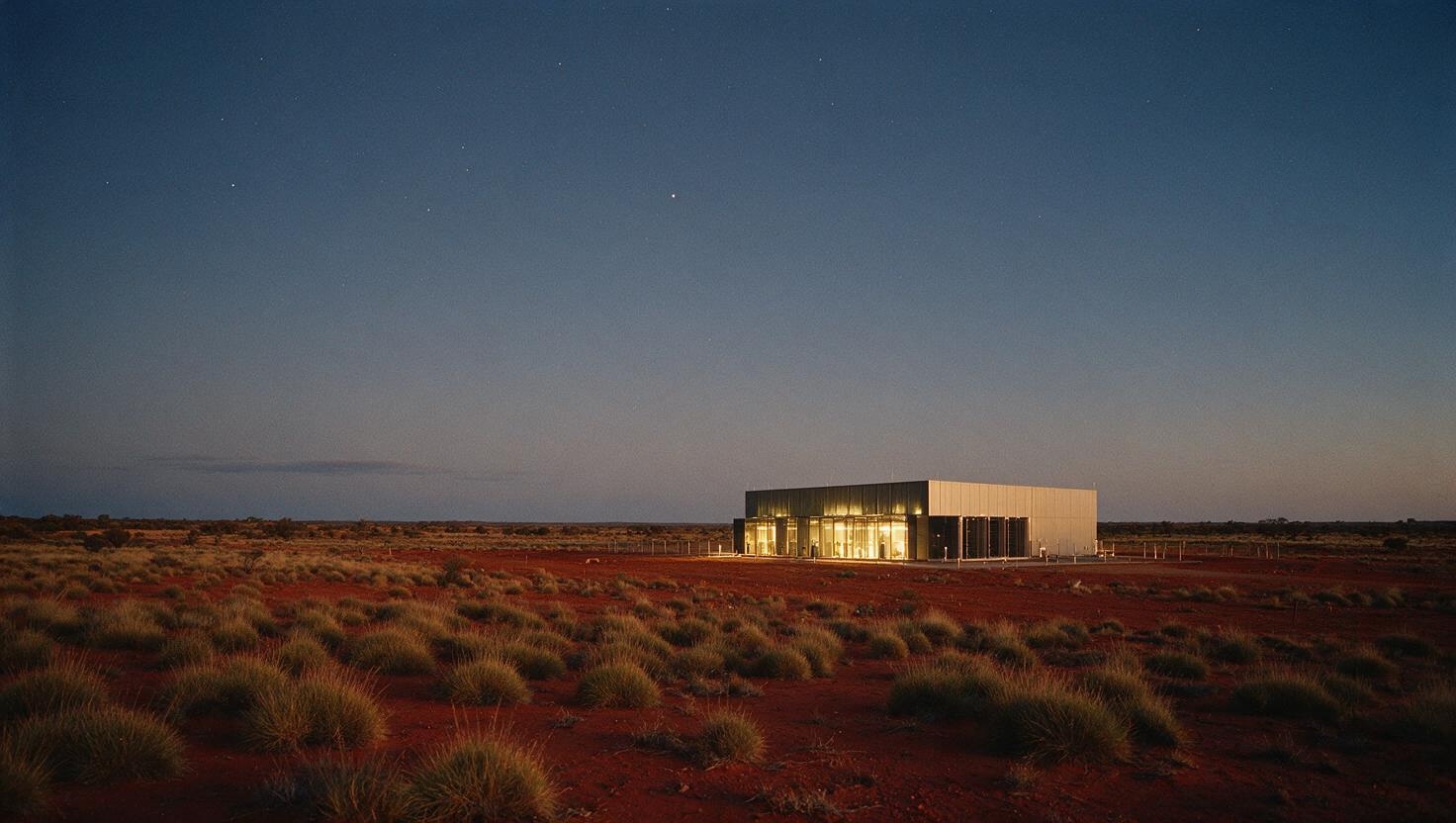 Data centre in the Australian outback